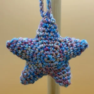 étoile au crochet