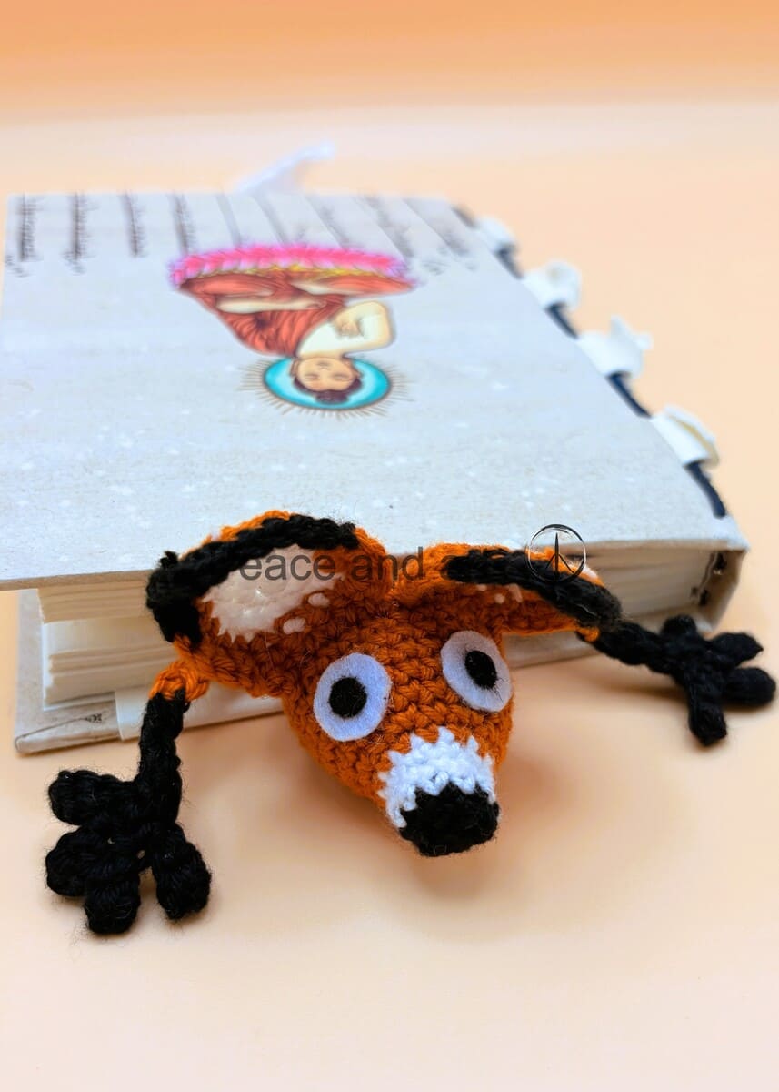 Marque-page renard au crochet – Image 5