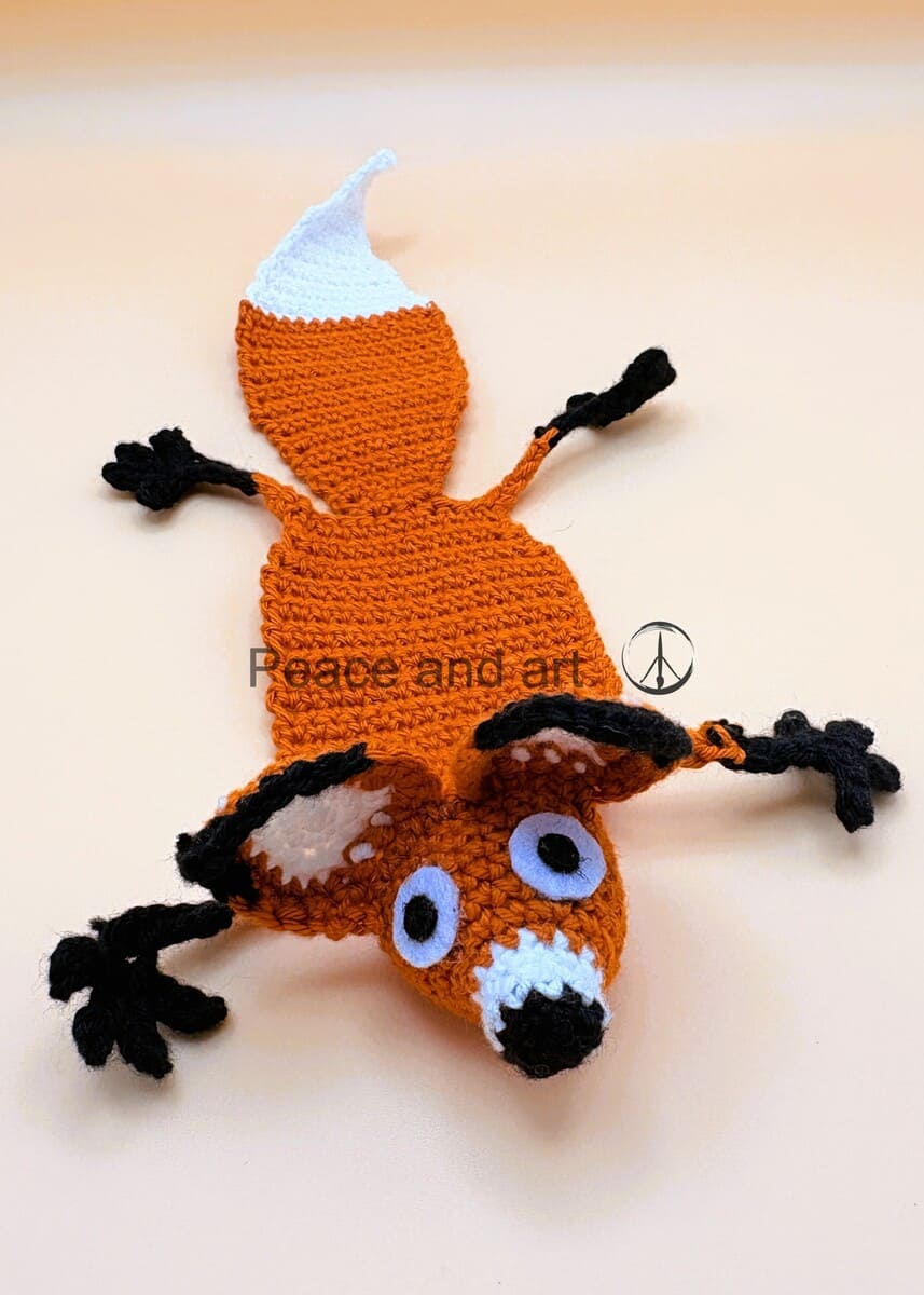 Marque-page renard au crochet – Image 2